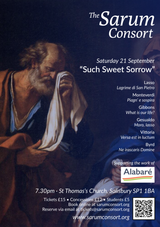 The Sarum Consort: "Such Sweet Sorrow"