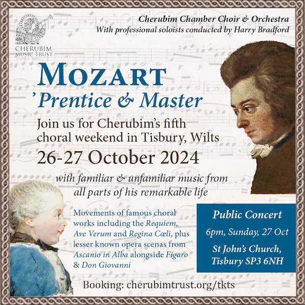 Mozart Choral Weekend 'from ’prentice to master'